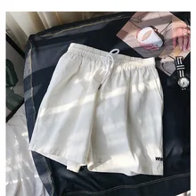 Повседневные мужские шорты до колена удобные летние свободные шорты с эластичной резинкой на талии большие размеры короткие Hombre