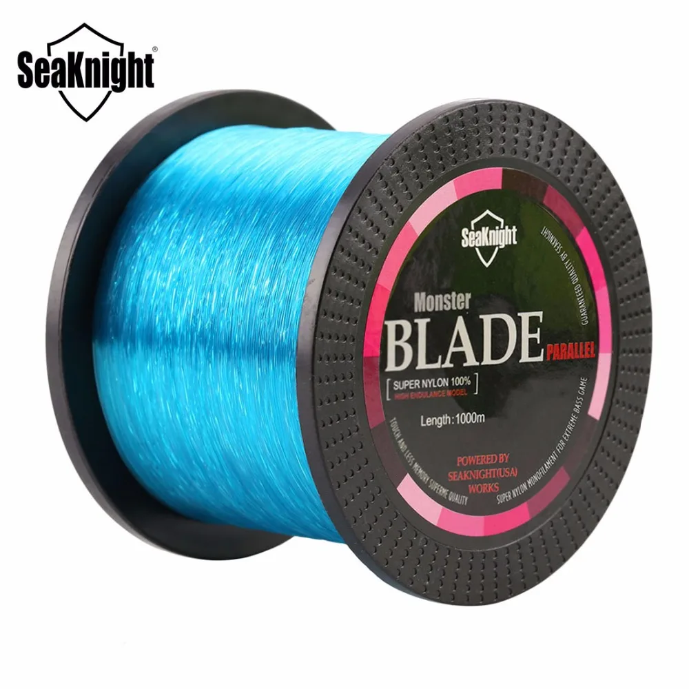 SeaKnight BLADE 1000M Nylon - Ligne monofilament japonaise pour eau douce et mer - 2-35LB haute résistance