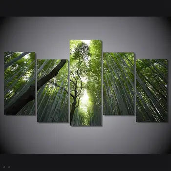 

Hd Printed Bambukovyy Les Bambuk Stvoly Painting Canvas Print Room Decor Print Poster Picture Canvas Free Shipping/90713