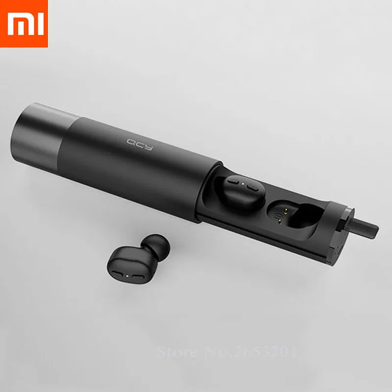 

Original Xiaomi QCY T2 Earphone TWS Wireless Bluethooth HD Surround Stereo Mini Earplugs Game Headset with 580mAh Charging box