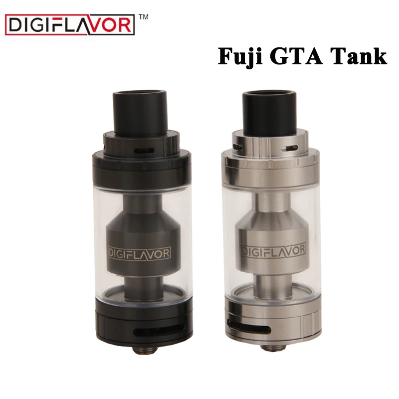 

Original Digiflavor Fuji GTA Tank Single Coil Version 6ML / Dual Coil Version 5.5ML Fuji Genisis E Cigarette Atomizer Vaporizer