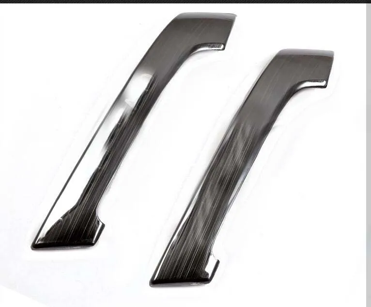  6x Stainless Inner Door Dota Anti-Kick protector Cover Trim For Toyota Prado FJ150 10-2016 black