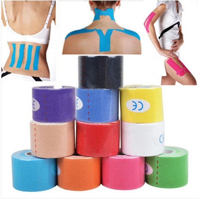 9 Colors 1 Roll Kinesiology Muscle Tape Sports Accessories Athletic