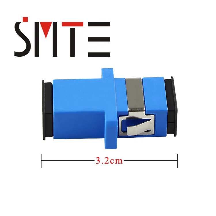 

50pcs/lot SC/UPC fiber optic adapter single mode SC UPC connector optical fiber adaptor 1200nm to 1600nm