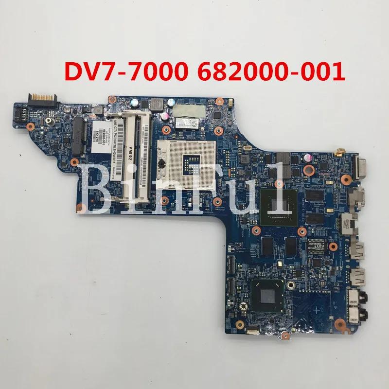 

High quality For DV7-7000 Laptop motherboard 682000-001 682000-501 682000-601 11254-3 48.4ST10.031 HM77 630M 1G 100% full Tested