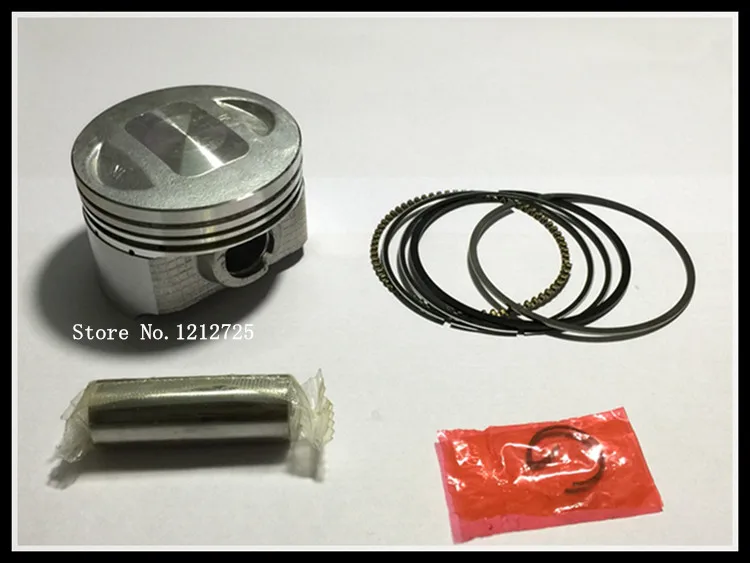 

Zongshen Motorcycle CG250 SB250 LV250 HX250 Piston ring assembly Piston 70mm+0.5mm(70.5mm) Increase size pin 18mm water-cooling