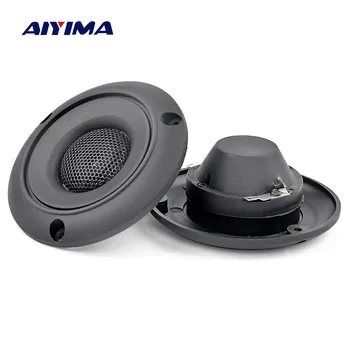AIYIMA 2Pcs 2.5Inch Piezo Tweeter 25W Ceramics Piezo Treble Speaker Piezoelectric Audio Speaker Buzzer Treble DIY Home Theater 1