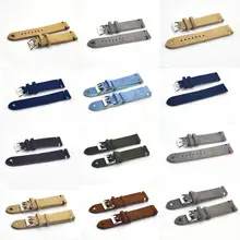 Handmade Leath Onthelevel velvet leather strap high leather 18mm/20mm/22mm/24mm multi-color universal strap retro fashion Handmade Leath Onthelevel velvet leather strap high leather 18mm/20mm/22mm/24mm multi-color universal strap retro fashion