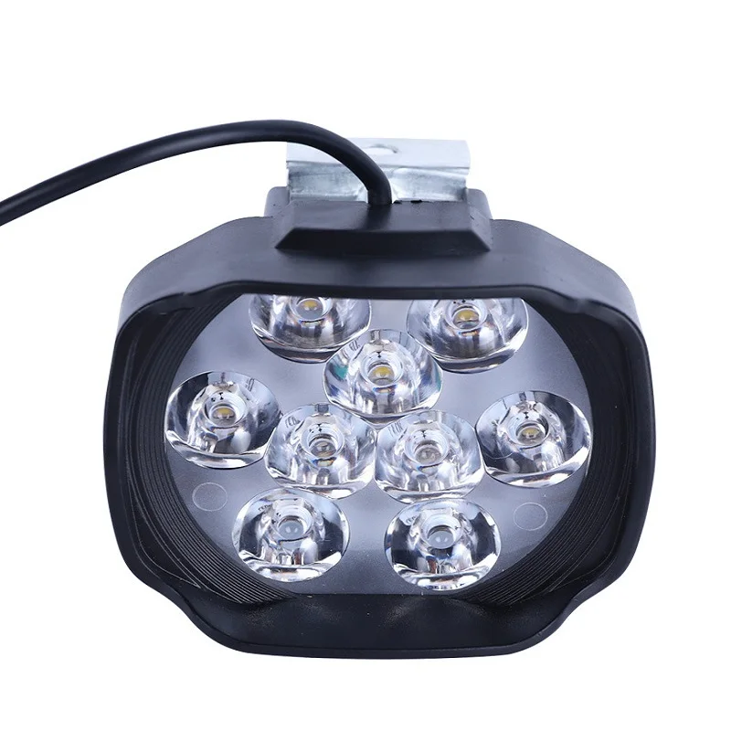 

Motorcycle LED Headlight Moto Spotlights External 9 Lights LED Head Light Scooters Fog Lamp White 6000K DC 9-85V Super Bright