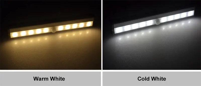 HOTOOK ночной Светильник s светодиодный ИК датчик движения светильник бар Беспроводной светодиодный лента для аккумулятора Lampara с магнитом для шкафа гардероб