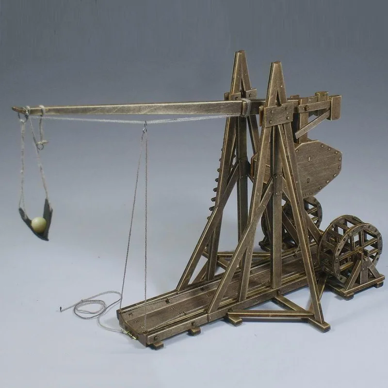 Классические древние колесницы модели в стиле Age of empires комплекты модель Trebuchet Heavy