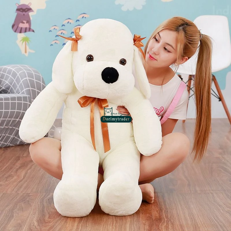 Dorimytrader 2018 pop cute soft cartoon dog plush toy big stuffed animals dogs doll pillow gift decoration 120cm DY61905 (9)
