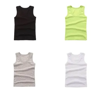

Baby Vest Toddler Undershirts Kids Singlet Cotton Underwear Summer Children Tanks Tops Beach Camisoles Clothing