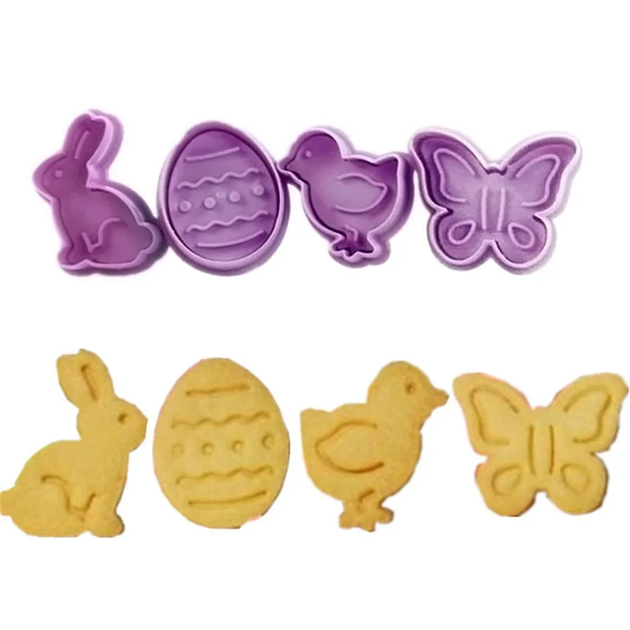Buy New Cute Animals Cookies Molds 4Pcs/Set Butterfly