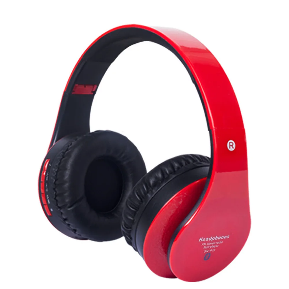 

Bluetooth Headphones Over Ear Hi-Fi Stereo Wireless Headset Foldable Soft Memory-Protein Earmuffs Built-in Mic and Wired Mode