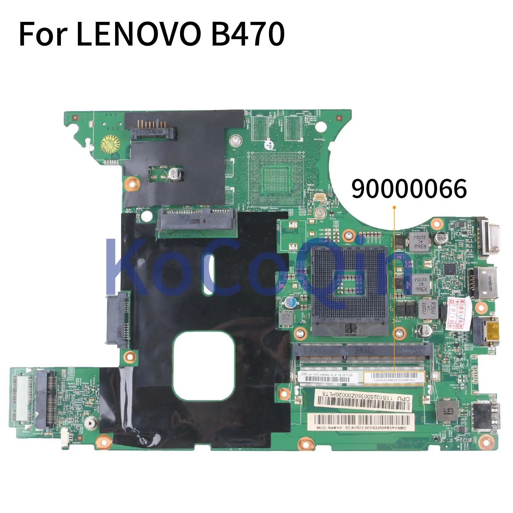 Материнская плата KoCoQin для ноутбука LENOVO B470 материнская 10250-2N 90000066 HM65 | Компьютеры и