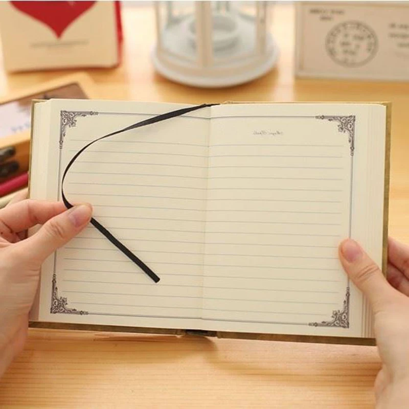 Mini Magic Spells Notebook Vintage Handcover Students Magic School Pocket Hardcover Thickening Diary Notebook Cool Gift For Kids