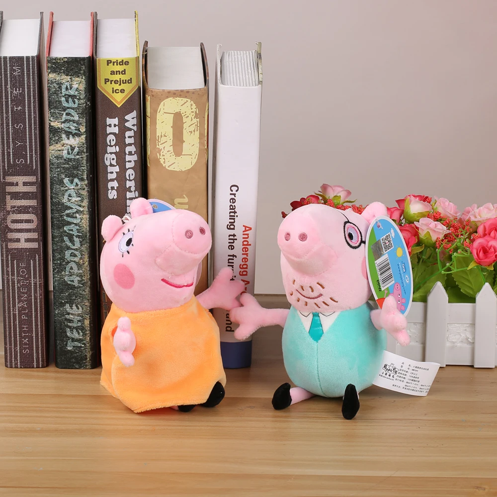 Оригинальный бренд Peppa Pig плюшевые игрушки 19 см/7 5 ''Peppa George Семейные Игрушки для
