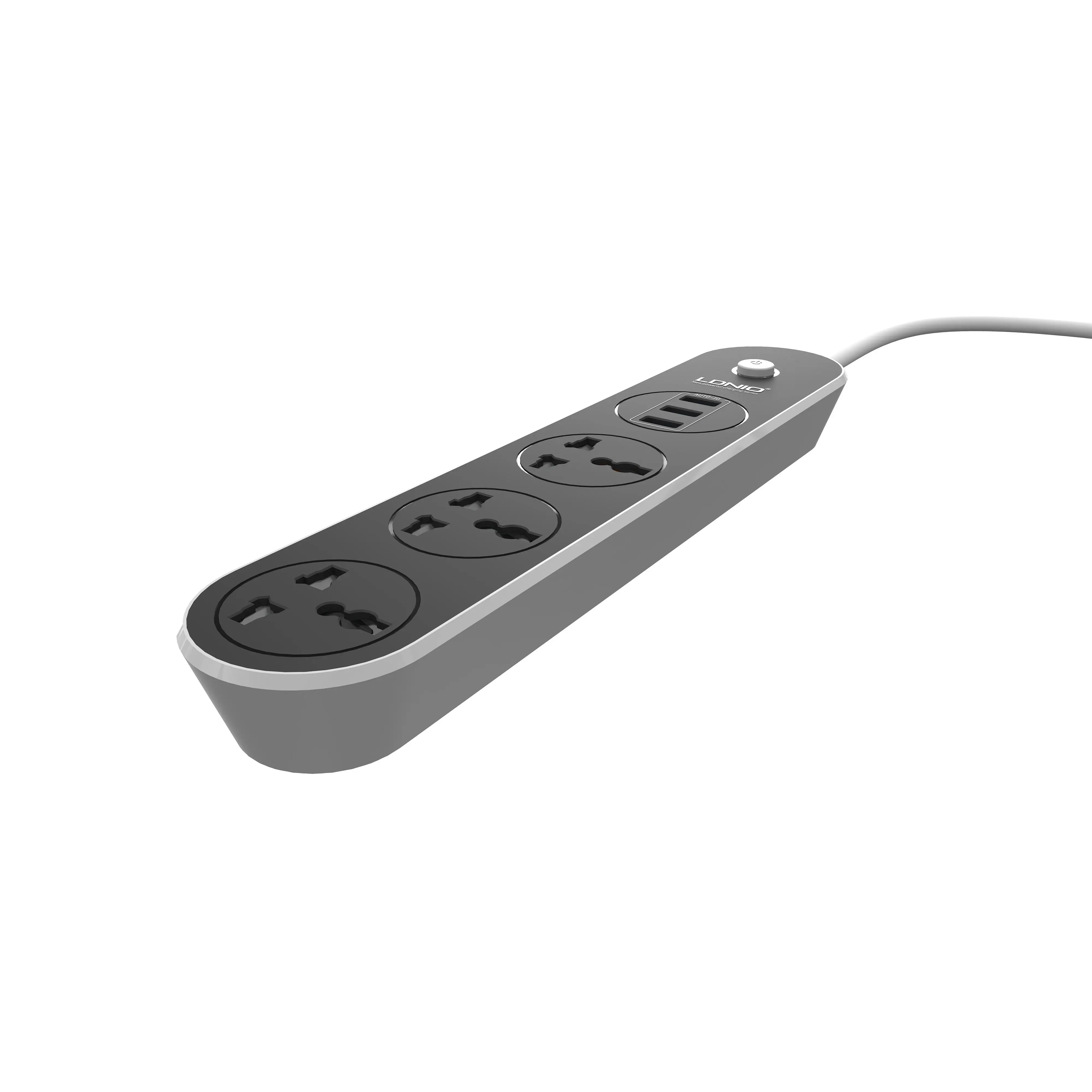 LDNIO штепсельная вилка европейского стандарта 3 розетки Порты USB Тип Настольный