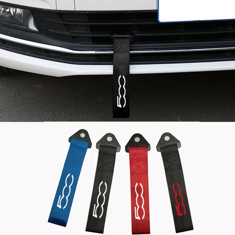 أنيق النايلون حبل للسحب سيارة الديكور حبل سباق العالمي العين ل فيات 500