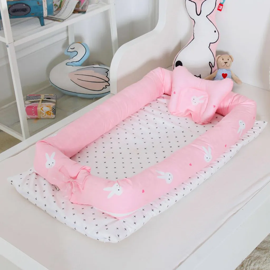 Новорожденный детский спальный Многофункциональный складной анти-давление бионическое гнездо кровать кроватка моющаяся кроватка дорожная кровать для ребенка дропшиппинг