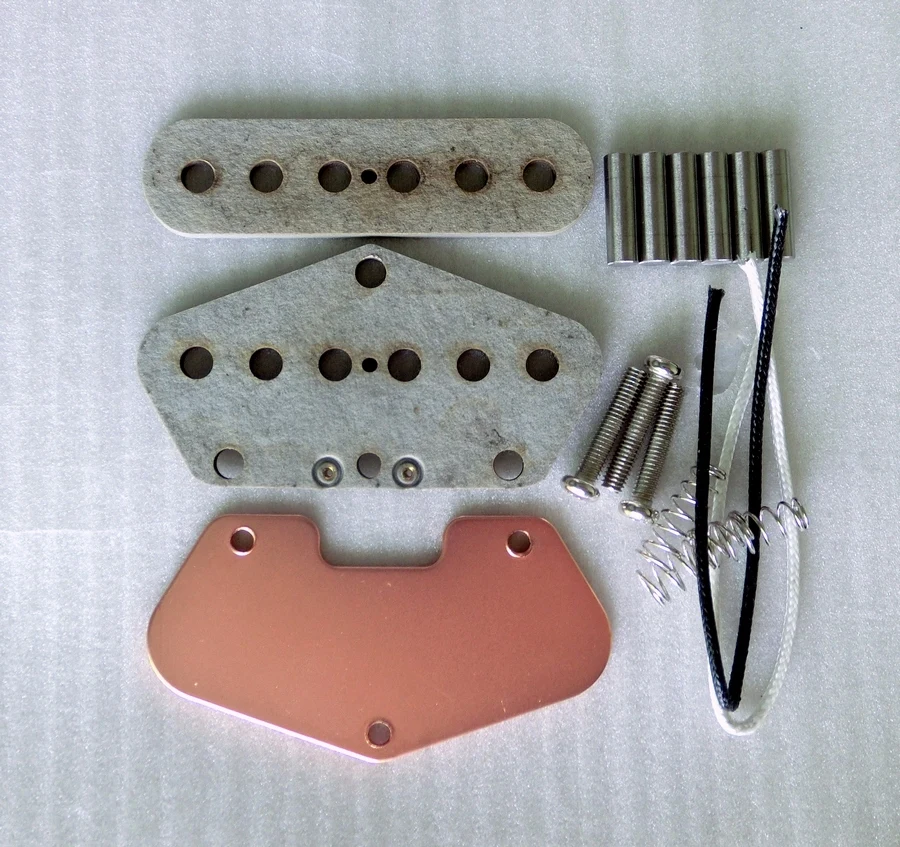 

Sell Free Shipping TL bridge pickup kits Gray guitar pickup flatwork Alnico 5 rods metal baseplate