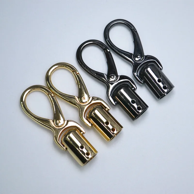 2pcs Buckles Bag Cap Clasp Handbag Handle Strap Stopper Cord Buckle