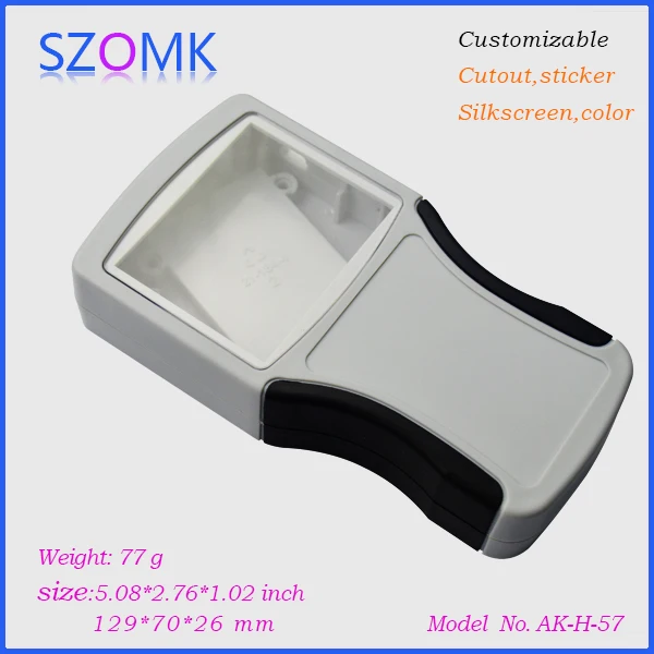 szomk plastic handheld enclosure electronics 2014 new (1 pcs) 129*70*26mm abs swith box for pcb board electronical junction box 2017 775 pcs connector kit 2 54 mm pcb pin headers box packaging electronics machine new electric electronics plug socket