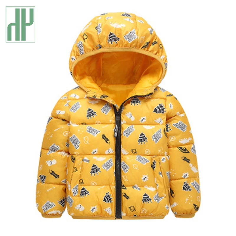 

2-7Yrs HH girls winter jacket kids Jacket&Outwear Children Dinosaur printing Jacket Warm Coat snowsuit boys down jacket boys