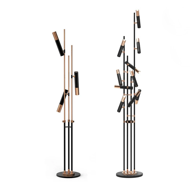 

LED Floor lamp 3 bulb 10 bulb Modern standing light for Living Room hall Floor Hotel Lighting Bedside Floor Lamp G9 Lamp