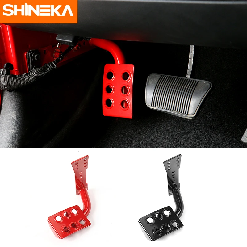 Металлическая педаль для салона автомобиля SHINEKA левая ног панель подходит Jeep
