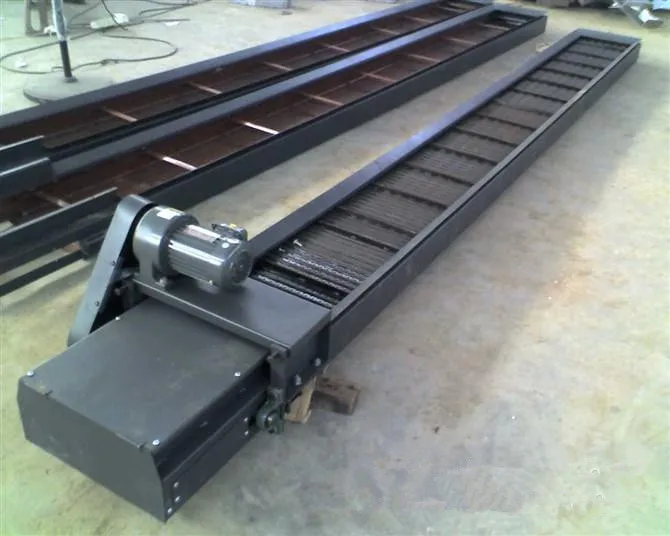 

BF-CC-18 long hinged belt type chip conveyor for Machine Tools