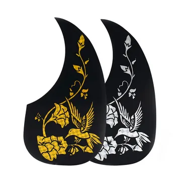 

Self-adhesive Pick Guard Sticker Gold Phoenix Dragon Pattern Decorated Acoustic Guitar Pickguard Acoustic Guitar Accessories