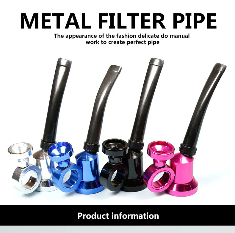 Cheap Portable Aluminum Keychain Tobacco Pipe Ultimate Pipe colorful