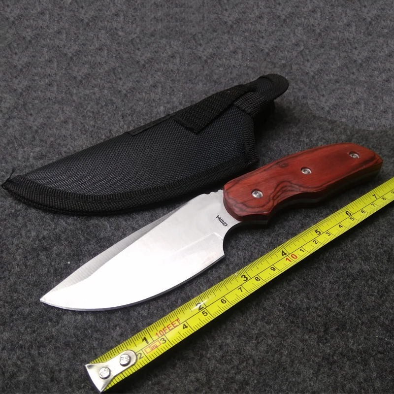 

Top military knife quality Camping Knife Hunting Knife Outdoor Survival Tools & Sheath & Box SDIYABEIZ