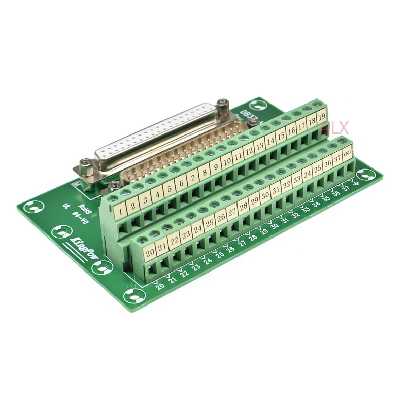 37 pinos plug terminal placa modulo de sinal 01