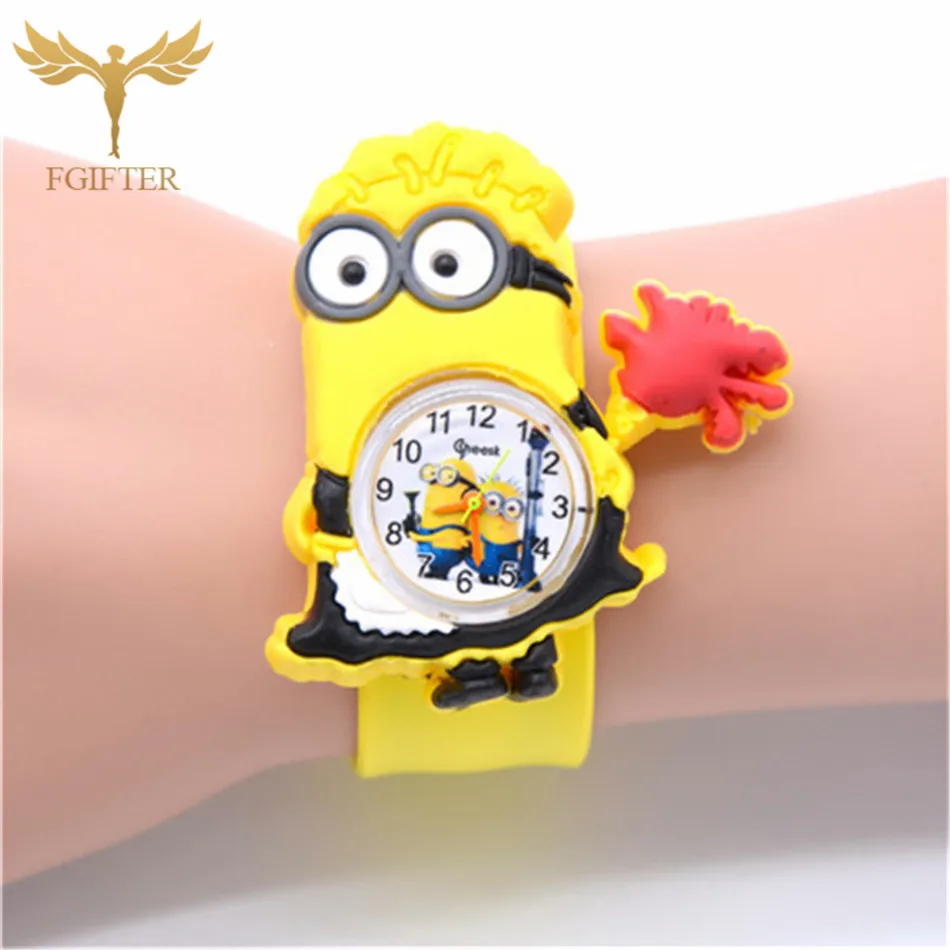 Hot Girls Princess Watches Pink Rubber Cinderella Watch for Kids Girl Plastic Quartz Wristwatch Children's Gift - Цвет: Kids Girls Watches