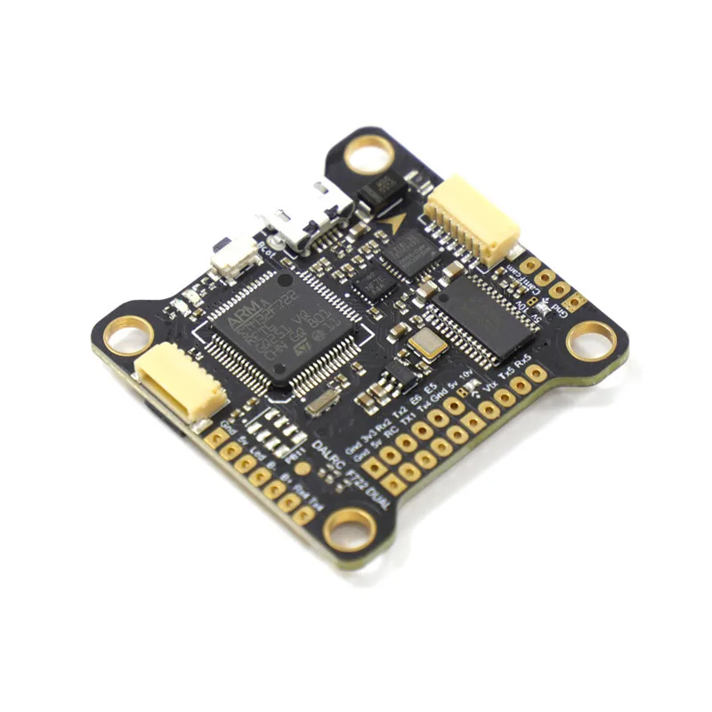 

DALRC F722 DUAL STM32F722RGT6 F7 Flight Controller MPU6000 and ICM20602 Built-in OSD for RC Drone