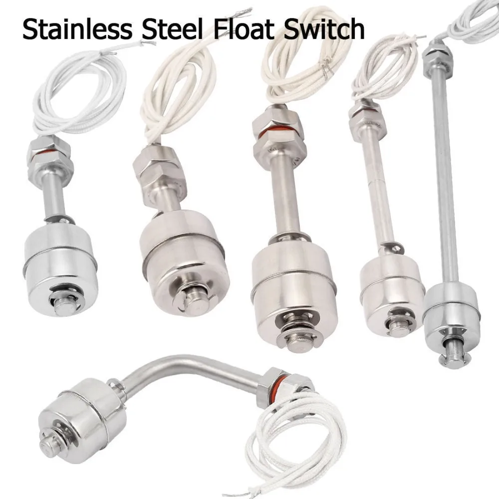 

Stainless Steel Water Tank Level Controller Liquid Sensor Vertical Float Switch