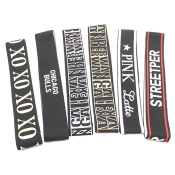 

European and American fashionable knitting high elastic men and women general hair band hip hop dance headscarf, sport headband