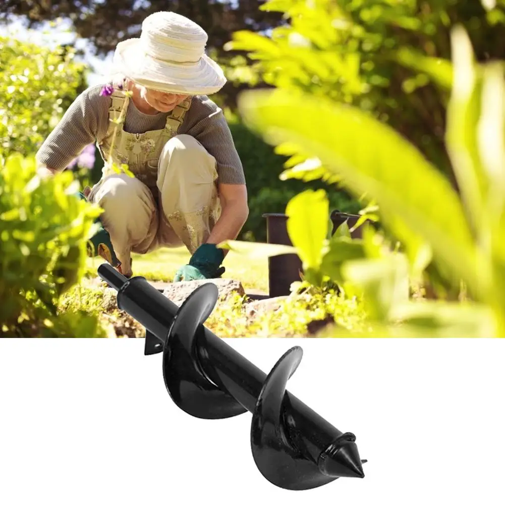 5/8x18cm 8x22cm Hole Digger Garden Auger Drill Bit Grass Plug Plant Flower Bulb Rapid Planter Hole Drill Earth Augers For Drill