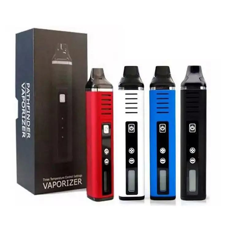 Original Pathfinder Dry Herb Vaporizer II V2 Herbal Wax Kit Electronic Cigarette 2200mAh with OLED Display Vape Pen Mod Vapor Original Pathfinder Dry Herb Vaporizer II V2 Herbal Wax Kit Electronic Cigarette 2200mAh with OLED Display Vape Pen Mod Vapor
