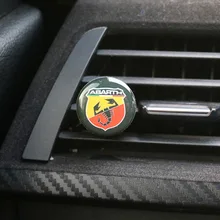 Автомобильный освежитель воздуха для духов для Fiat 500 Punto Bravo Stilo, Panda логотип аbarth украшение интерьера автомобиля Стайлинг