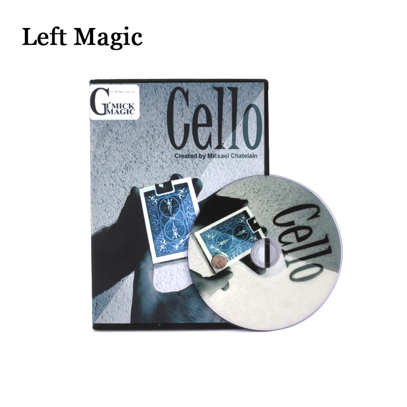 

Cello By Mickael Chatelain (DVD+Gimmick) Magic Tricks Close-Up Coin Magic Stage Illusions Street Magic Props Comedy Accessories