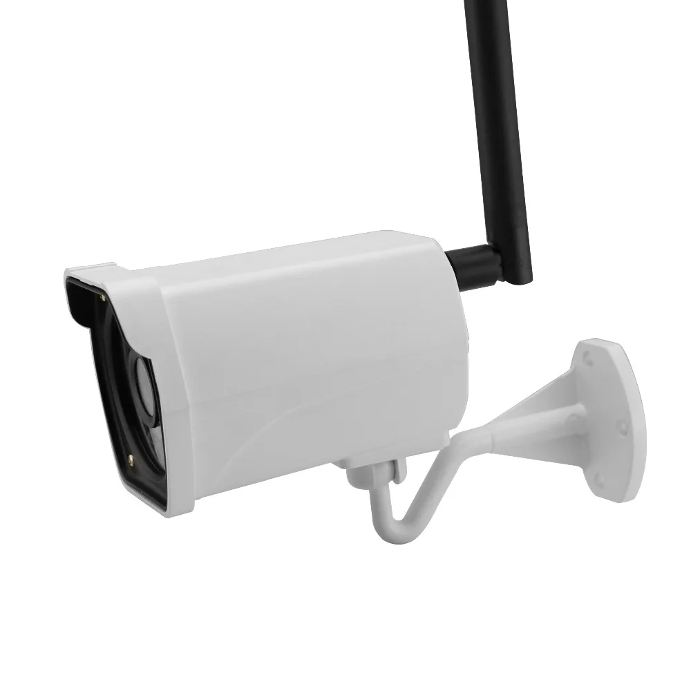Audio Micro TF карты Беспроводной Wi Fi HD 720 P 1.0MP Пуля IP Камера CCTV сети Открытый