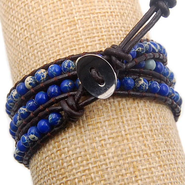 005-6d Blue Sea Sediment Jasper 3 Wrap