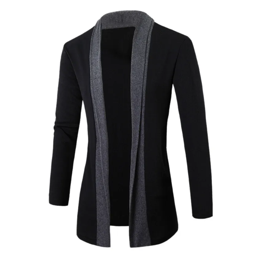 

New 2019 Casual men's Jackets Stylish Men Fashion Cardigan Jacket Slim Long Sleeve Casual Coat Fashion Plus Size men's Jacket
