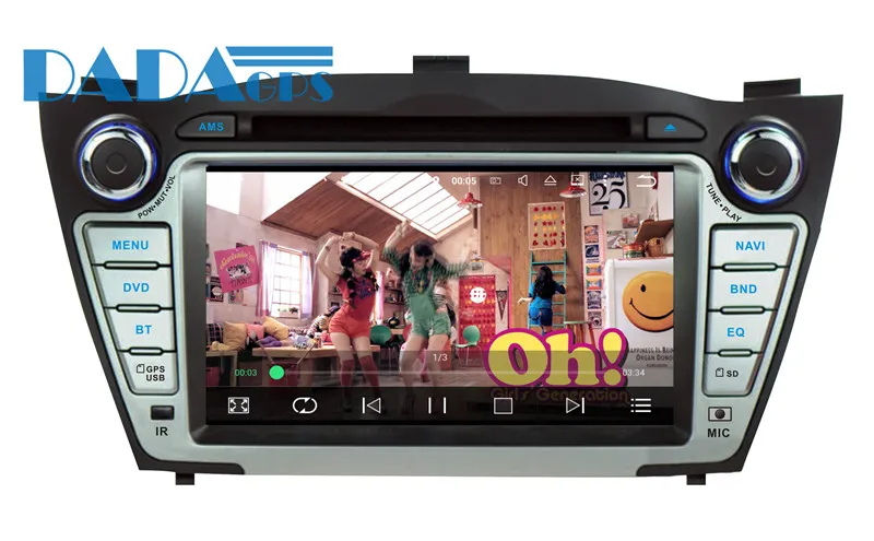 Perfect Android 8.0 7.1 Car Radio DVD Player GPS Navigation For Hyundai IX35 Tucson 2009-2015 Android Car Stereo Multimedia Audio Video 6