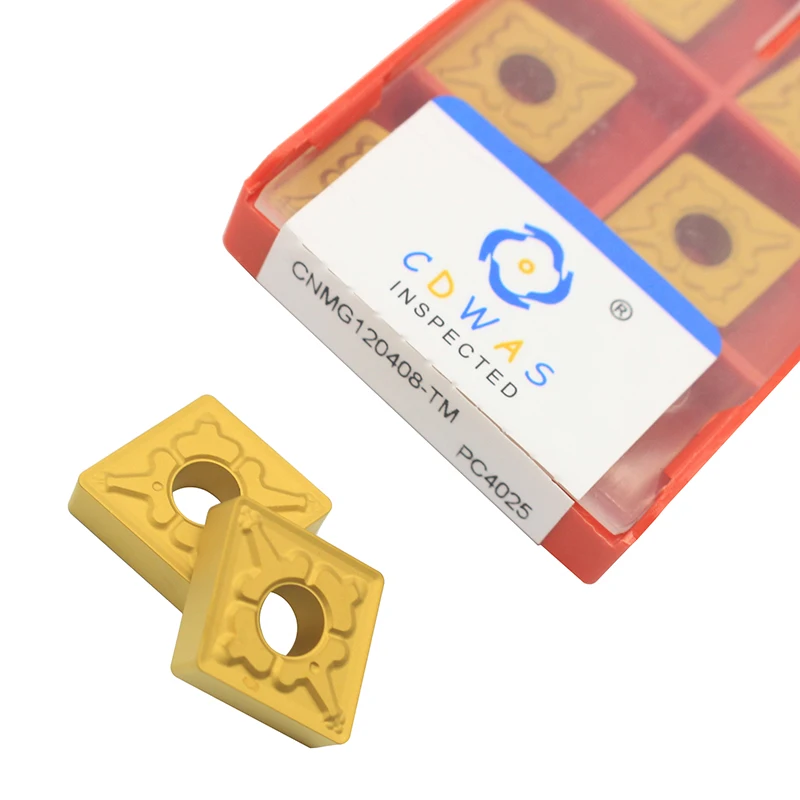 

High quality CNMG120412 TM PC4025 Carbide insert milling turning tool Lathe tool Turning insert for machining steel parts