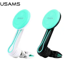 USAMS Brand 360 Rotation Magnetic Attraction Air Vent Mount Mobile Phone Car Holder Stand For iPhone 7 6 /Samsung Universal